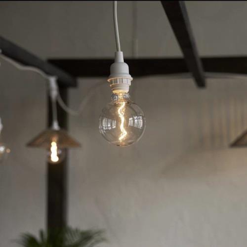 G95 LED-globe E27 1 W 2.200 K med filament-look