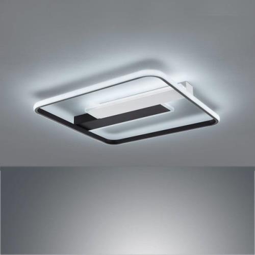 Blithe LED-loftlampe, 50x50cm, ramme