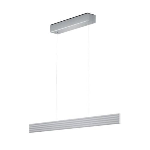 LED-pendel Fara, op/ned, længde 112 cm nikkel