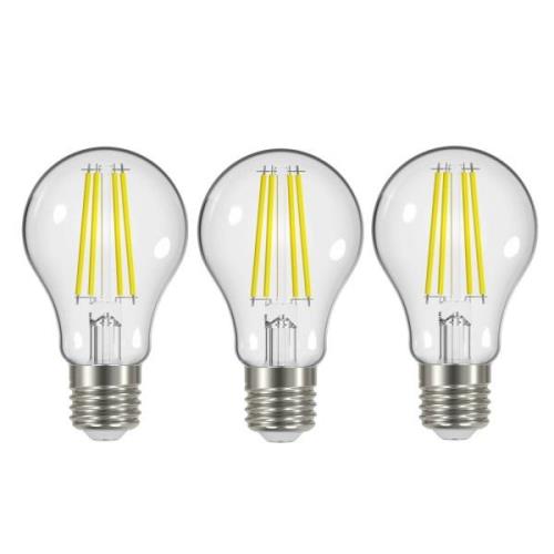 LED-filament E27 2,2 W 2.700 K 470 lm klar, 3 stk