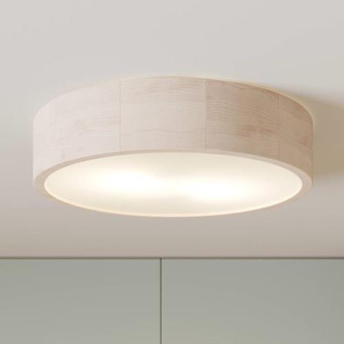 Envostar Kerio loftlampe, Ø 37 cm, naturfyr