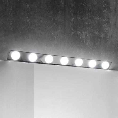 Hollywood LED-spejllampe, 85 cm, 7 lk.