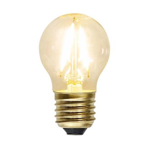 G45 Soft Glow LED-pære E27 filament 1,5 W 2.100 K