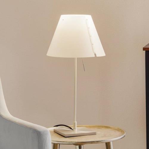 Luceplan Costanzina bordlampe alu, hvid