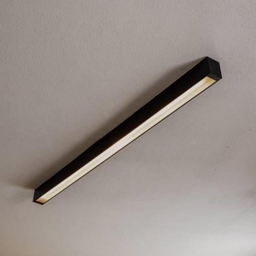 Loftslampe Straight sort 122 cm