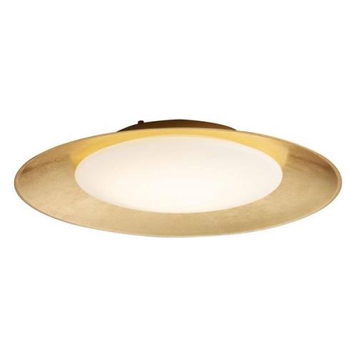 BANKAMP Cover LED-loftlampe, Ø41cm, bladguld