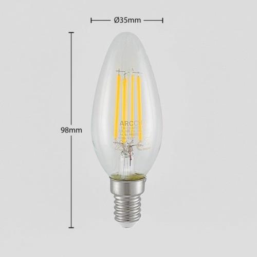 E14 LED-pære 4 W 2.700K, dæmper med 3 trin