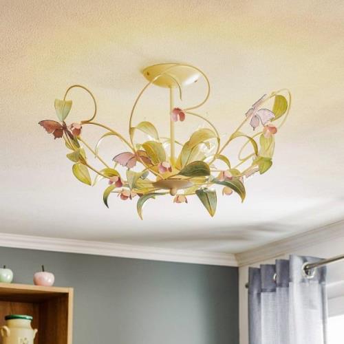 Butterfly loftslampe, fem flammer