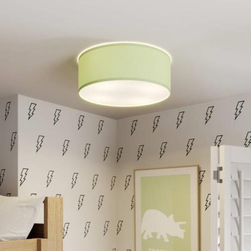 Rondo Kids loftslampe, Ø 38 cm, grøn