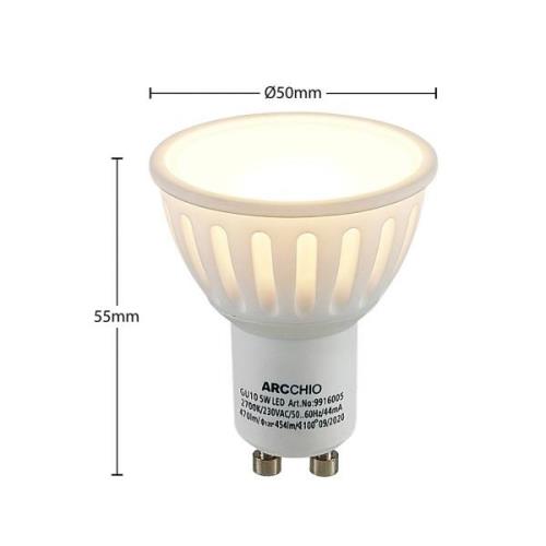 Arcchio LED-reflektor GU10 100° 5W 2.700K