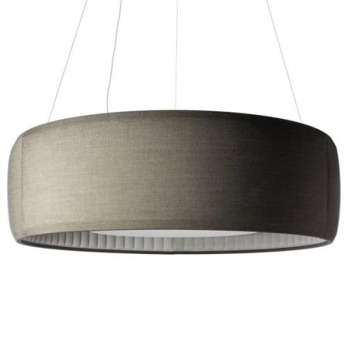 Luceplan Silenzio LED-pendel grå Ø 150cm