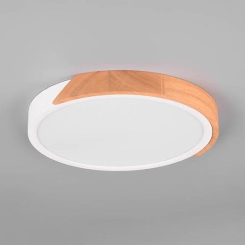 Jano LED-loftlampe, Ø 31,5 cm, 3.000 K, hvid