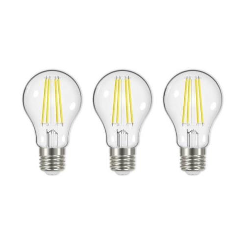 LED-filament E27 2,2 W 3.000 K 470lm klar, 3 stk