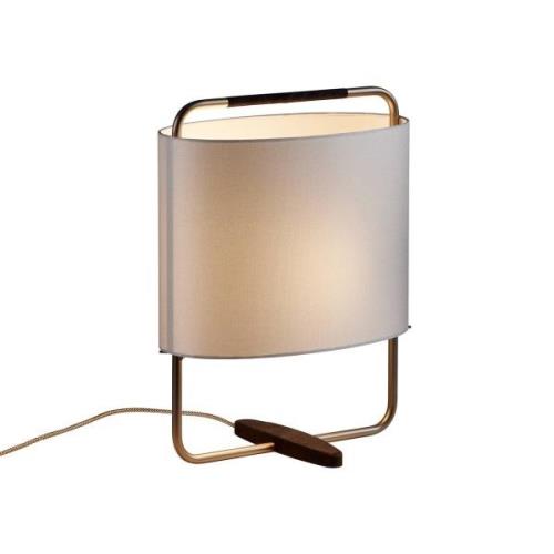 Bordlampe Margot højde 44 cm sølv nikkel sort