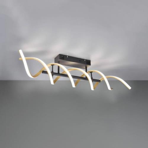 Sequence LED-loftlampe, dæmpbar, CCT, messing