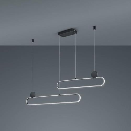 Grant LED-pendel, dæmpbar, CCT, aluminium