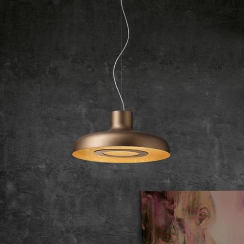 ICONE Duetto LED-pendellampe 927 Ø55cm bronze/guld