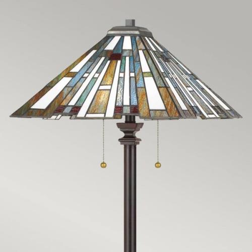 Maybeck gulvlampe i Tiffany design