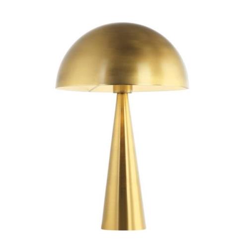 20211 bordlampe, metal, højde 47 cm, mat guld