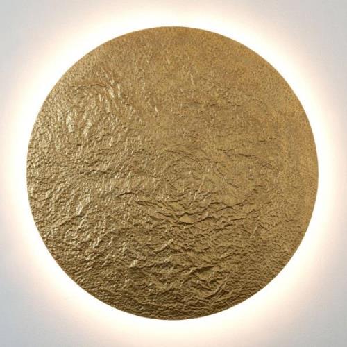 LED-væglampe Meteor, Ø 120 cm, guld