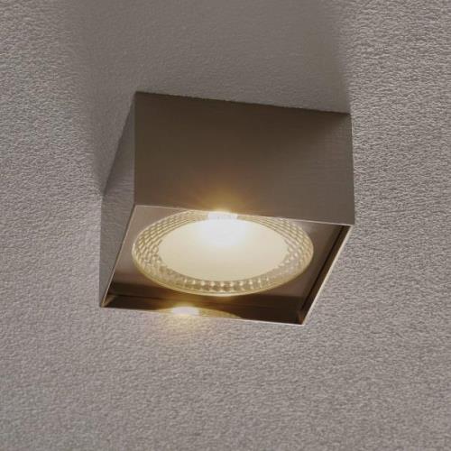 Helestra Kari LED-loftlampe kantet, nikkel