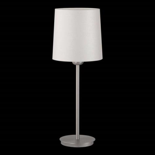 Havana bordlampe med perlemorseffekt, cremehvid