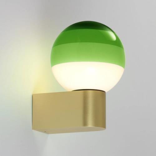 MARSET Dipping Light A1 LED-væglampe, grøn/guld