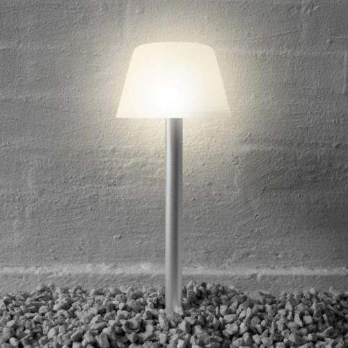 EVA Solo SunLight lampe jordspyd solcelle opalhvid