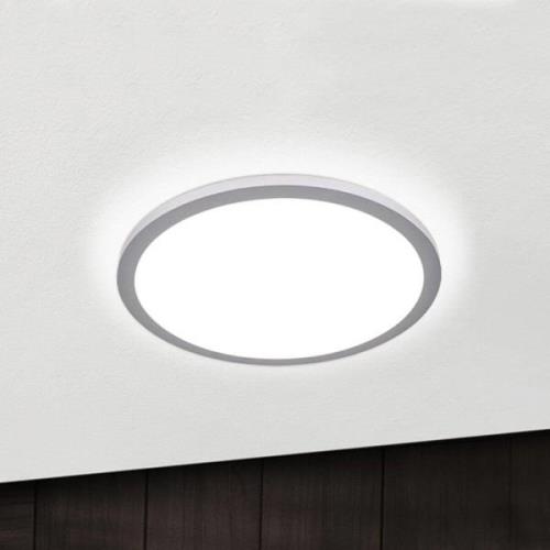 Titanfarvet LED loftlampe Aria, dæmpbar - 40 cm