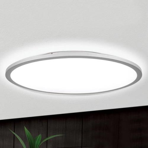 Titanfarvet LED loftlampe Aria, dæmpbar - 60 cm