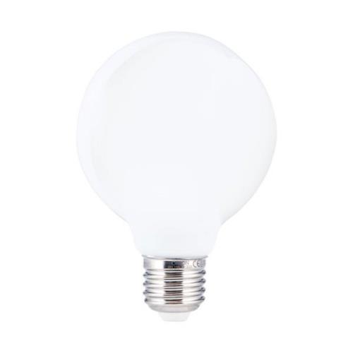 LED-globepære E27 8 W G95 2.700 K opal, kan dæmpes