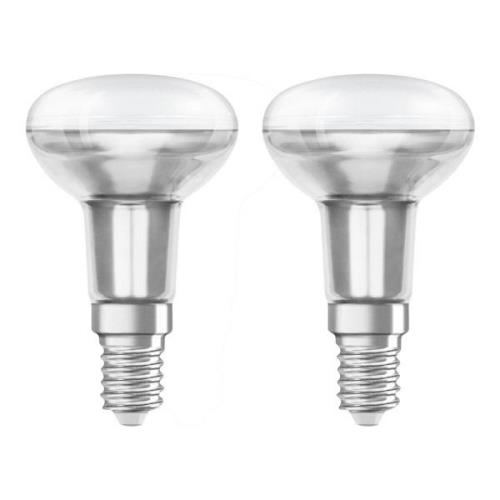 OSRAM LED-reflektorpære E14 R50 1,6W 2.700K 2 stk