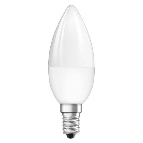 OSRAM Star+ LED-pære E14 4,2 W kerte mat fjernbet.