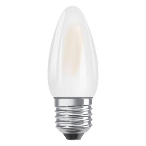 OSRAM LED-kertepære E27 4W Classic B 2.700K mat