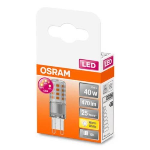 OSRAM LED-pære G9 4W 2.700K klar dæmpbar i 3 trin