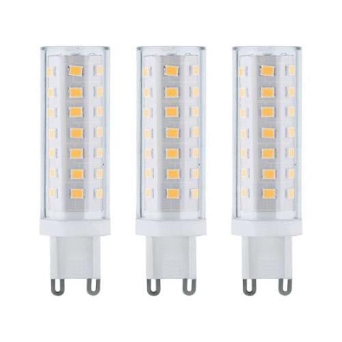 Paulmann LED-stiftsokkel G9 5 W 4.000 K, 3 stk.