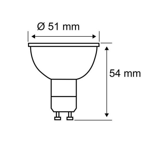 Paulmann LED-reflektor GU10 5,7W 2.700K 100°