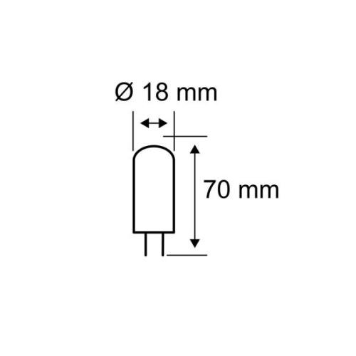 Paulmann LED-stiftsokkelpære G9 5W 2700K 3 stk