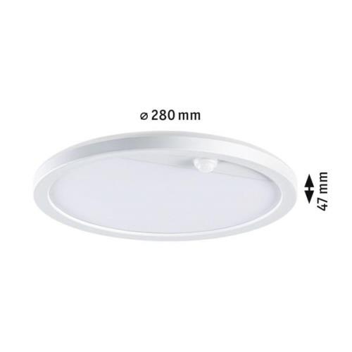 Paulmann Lamina LED-væglampe CCT sensor rund, hvid