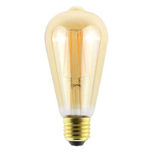 ToLEDo E27 LED-pære RT ST64 6 W 825 guld, dæmpes