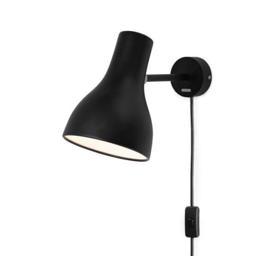 Anglepoise Type 75 væglampe med stik, sort