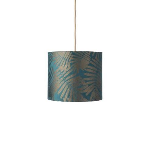 EBB & FLOW Fern Leaves Teal 30 cm kabel rundt/guld