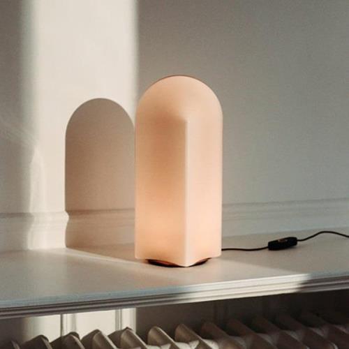 HAY Parade LED-bordlampe blush pink Højde 32 cm