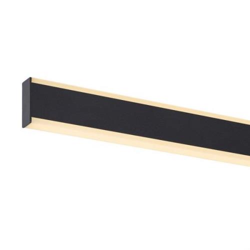 SLV One Lineær LED-pendel, 104 cm, sort