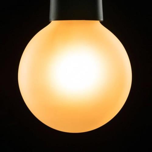 SEGULA LED-globe E27 3W G95 1.900K dæmpbar satin