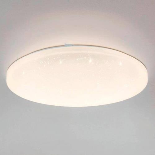 Frania-S LED-loftlampe med krystaleffekt, Ø 43 cm