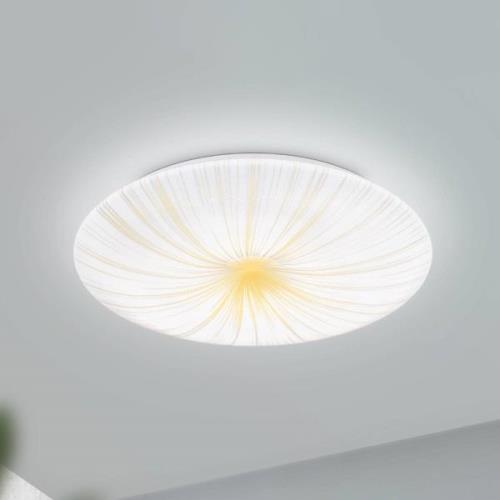 Nieves 1 LED-loftslampe med stråledesign Ø31cm