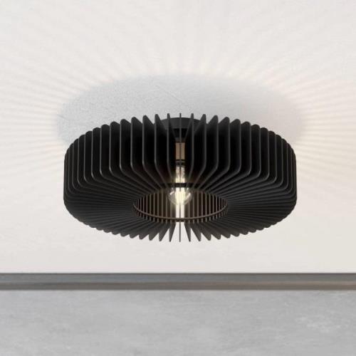 Palombaia loftlampe i viftelook, sort