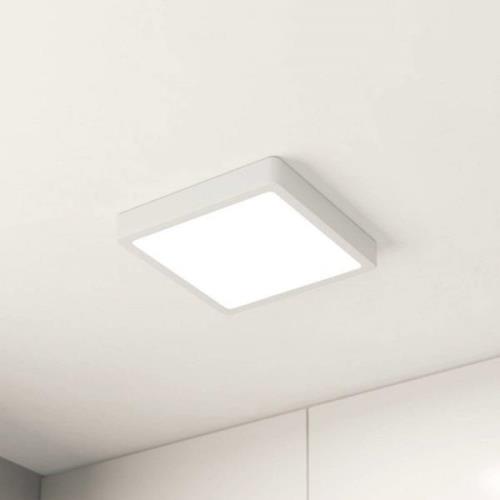 LED-loftslampe Fueva 5 IP44 3000K hvid 21x21cm