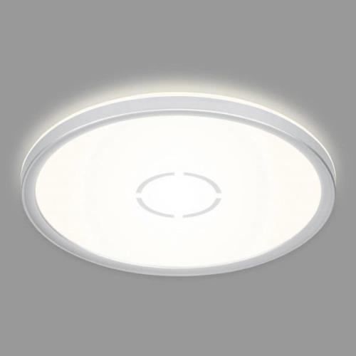 LED-loftslampe Free, Ø 29 cm, sølv